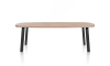 H&H - Édimbourg - table 240 x 108 cm - 4 pieds - métal