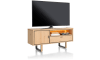 H&H - Sitka - buffet bas 130 cm - 1-porte + 1-tiroir + 1-niche (+ LED)