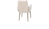 Henders & Hazel - Bovina - chaise à accoudoirs - tissu Luton + ressorts nosag - piétement steelbrown