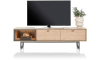 XOOON - Helsinki - buffet bas 200 cm. - 2-tiroirs + 1-niche (+ LED)