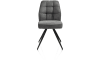H&H - Ceylan - chaise - piétement noir - confort ressorts - tissu Calabria
