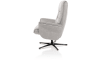 Henders and Hazel - Lotis - relaxfauteuil met poef - stof Pala