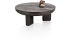 H&H - Shenzen - table basse cailloux diametre 89 cm - hauteur 34 cm