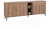H&H - MIMOSA - buffet 230 cm - 4 portes, 1 tiroir, 2 niches - + LED