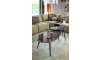 Henders & Hazel - Nyla - Couchtisch 2-teilig, Keramik anthrazit, Gestell steelbrown