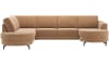 Henders and Hazel - Alcona - Salons - ottomane links - 3 zits zonder arm inclusief longchair rechts