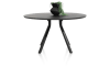 XOOON - Arvada - Minimalistisch design - tafel 125 cm. - rond - centrale poot kort