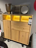 highboard 125 cm - 3-deuren + 1-klep + 3-niches (+ LED)