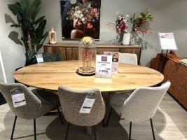 TABLE A MANGER FORME OVALE