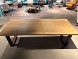 Eettafel Metalox, Railway brown - 230x100 cm