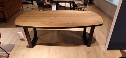 Eettafel Avalox, Oak naturel vintage - 110x210 cm