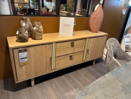 buffet 200 cm - 2-portes + 2-tiroirs (LED + variateur)