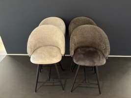 Set van 4x barstoel Owen