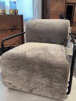 Fauteuil + accoudoirs métal