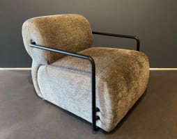 Fauteuil Brentino met metalen arm