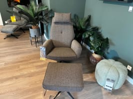 Fauteuil Relax + Pouf