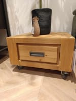 table basse 80 x 80 cm + 1-tiroir t&t