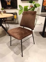 CHAISE 4 PIEDS METAL NOIR