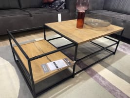 TABLE BASSE CADRE METAL