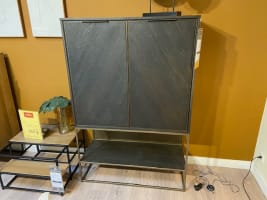 BUFFET HAUT 100 cm - 2-portes + 1-niche (+ LED)