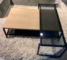 table basse 2 éléments modali