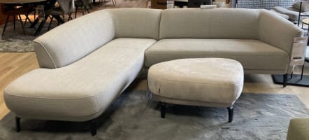 canapé angle brooks + pouf