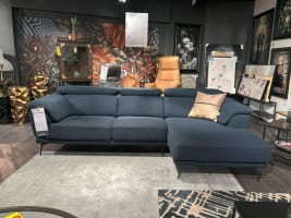 Canapé 2.5 places + méridienne droite