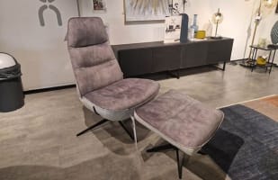 Fauteuil + Hocker Brindisi