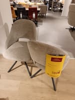 LOT DE 2 CHAISES PIVOTANTES