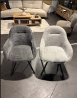 LOT DE 4 FAUTEUILS PIVOTANT