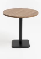 Brest bistrotafel vintage oak D80cm