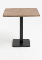 Brest table de bistrot vintage oak 75x75cm