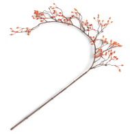 Rosehip mini vine Kunstblume 105cm