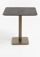 Brest bistrotafel marble onyx 75x75cm
