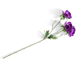 Anemone Spray H75cm Kunstblume
