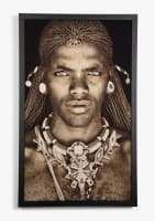 Samburu Warrior schilderij 75x125cm