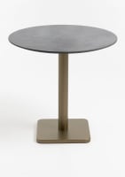 Brest bistrotafel stone anthracite D80cm