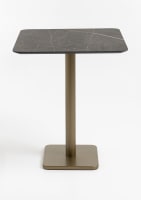 Brest Stehtisch marble onyx 75x75cm