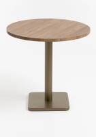 Brest bistrotafel vintage oak D80cm
