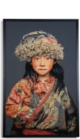 Tibetan Girl schilderij 126x185cm