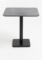 Brest table de bistrot stone anthracite 75x75cm