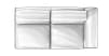 3-zits arm rechts