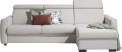 Schlafcouch 2.5-Sitzer + Longchair rechts + box (Bett 140 x 190 cm)