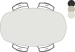 tisch - oval - 190 x 110 cm