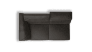 3-places accoudoir gauche assise fix