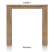 bartafel 90 x 90 cm - aad