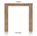 bartafel 120 x 90 cm - aad