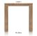 bartafel 180 x 90 cm - aad