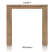 bartafel 240 x 100 cm - aad