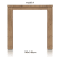 bartafel 140 x 140 cm - aad